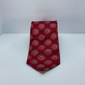 Daniel Cremieux Signature Burgundy Silk Medallion Tie‎